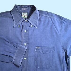 Faconnable Button Down Shirt Long Sleeve Dress Casual Menswear Large